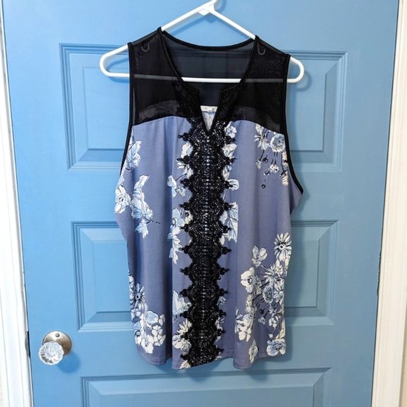 Maurices Tops - Maurices Women's Floral Blouse - Size 1X